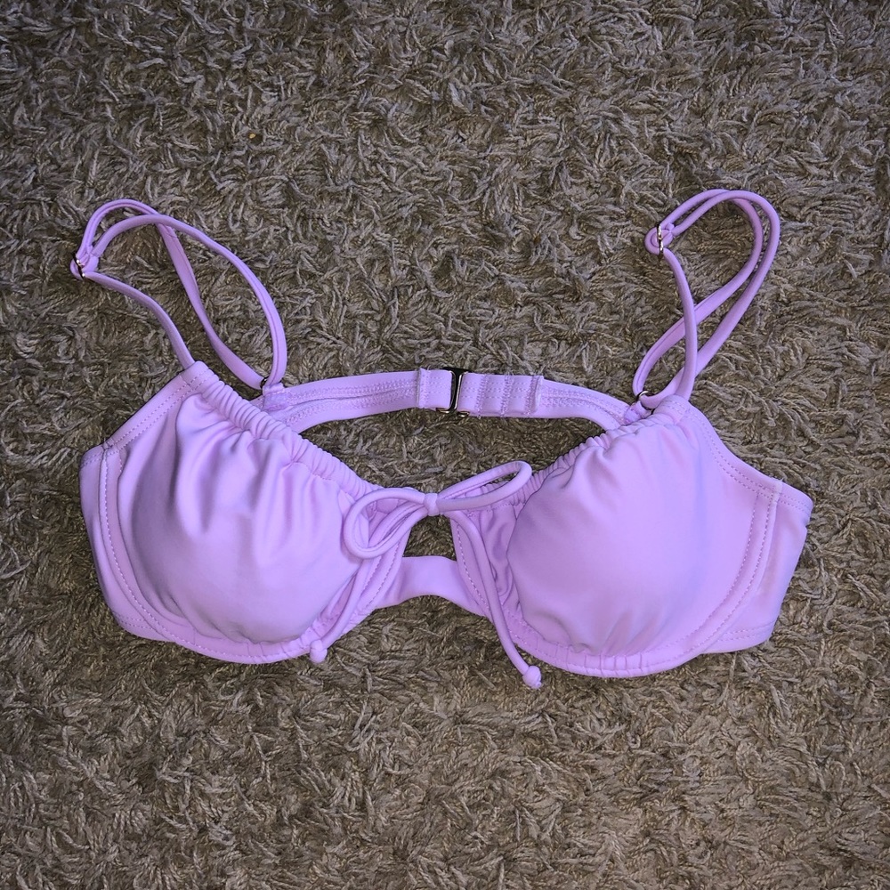Light purple bikini top